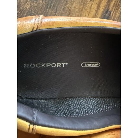 Rockport Men’s 9 Leather Slip On Brown Loafers Trutech Comfort Casual Shoes main image 5